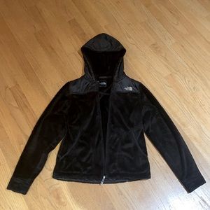 💜 The North Face Black Hooded Fuzzy Jacket 💜